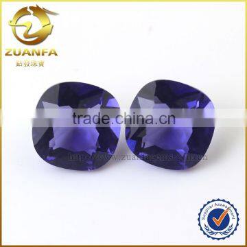 Square shaped cushion cut glass stones for jewelry making on allibaba com,wholesale loose gemstones                        
                                                                                Supplier's Choice