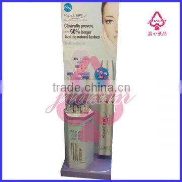 JX6126--Light-duty cosmetic shop counter design advertising stand