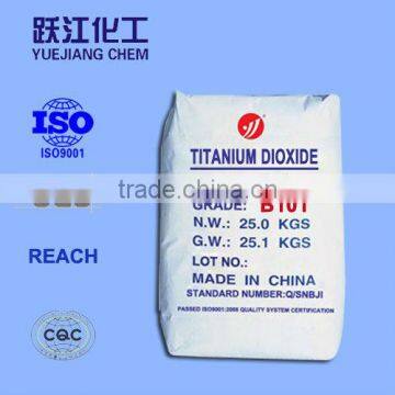 economic white pigment titanium dioxide B101/ tio2 factory