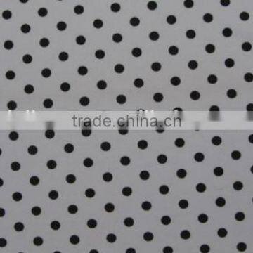 Black Dot on Green Polyester Milk Fiber Spandex Print Fabric Names photo-4