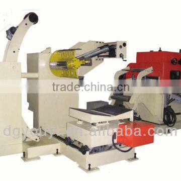 uncoiler decoiler with NC roll feeder and straightener feeder 3 in 1