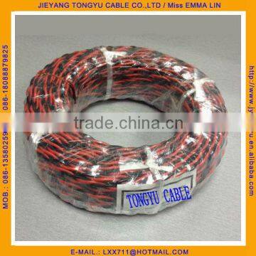 Black Red Twist Speaker Wire RB Twist Wire