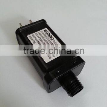 US Plug Outdoor UL Adapter AC120V DC12v for Decorative String Lights IP44 photo-2
