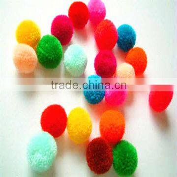 Craft Colored 10mm Yarn Pom poms