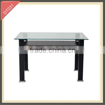 luxury granite top chrome oval glass top dining table