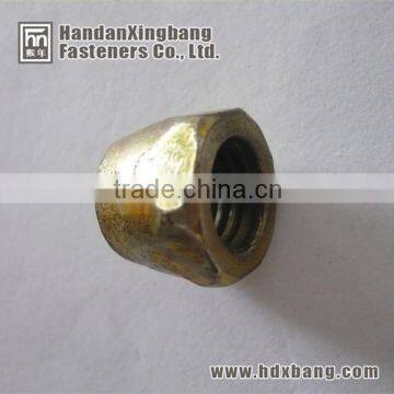 high quality zinc plated cone nut for anchor bolt