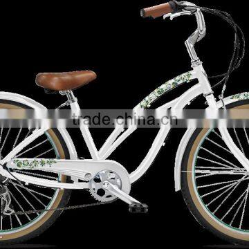 24" Beach Cruiser Chopper Bike / Cheap Single Speed Cruiser Bike (B-24002)