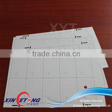 13.56MHZ 2x5 layout A4 inlay with F08 Chip Factory price13.56MHZ 2x5 layout A4 inlay with F08 Chip Factory price