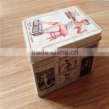 2015 chiness trendy metal jewelry tin box