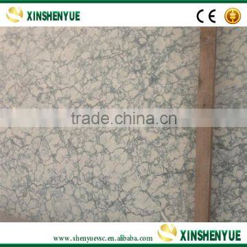 Polished Lotus Leaf Green Marble Tile For Countertop