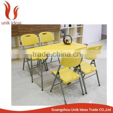 wholesale cheap plastic wedding outdoor garden chair folding picnic chair and table folding plastic chair