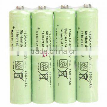 4Pcs 1.2V 1500mAh Ni-MH Rechargeable Battery photo-2