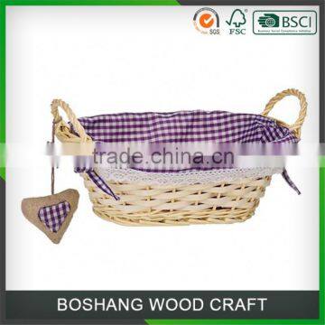 Decorative Wicker Natural Willow Wine Storage Baskets                        
                                                Quality Choice
