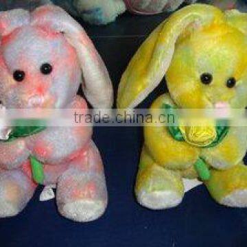 stuffed plush Easter rabbit toy(100% polyester)