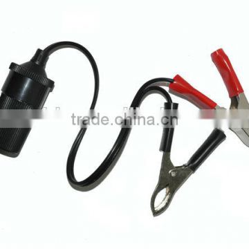 car cigaretter lighter socket to alligator clips