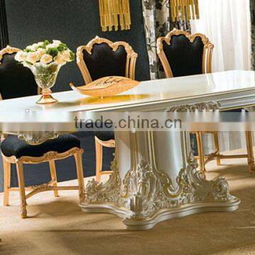 Luxury French Victorian Antique Dining Table and Chairs NFDT09