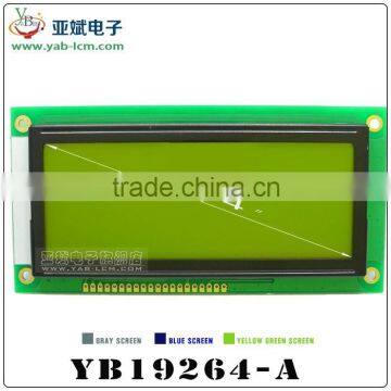 192x64 graphic lcd module stn blue negative, with backligt lcd module 19264