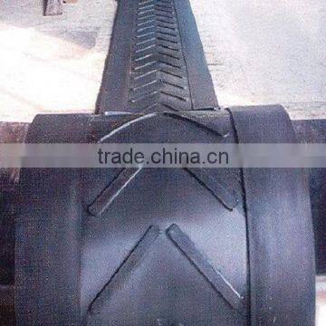 ribbed circular conveyor belt for conveying system
