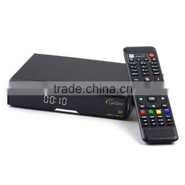 Stocks for original V8 Golden powervu DVB-S2+DVB-T2/DVB-C Cable full hd digital set top box support cccam youtube powervu