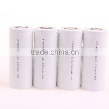 26650 3.2V 3300mAh Lifepo4 Cylindrical Rechargeable Li-ion Battery Cell