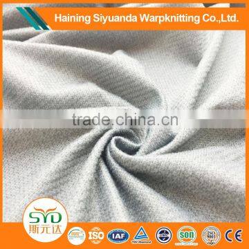 New products 100% polyester twill interlock knitted flannel fabric