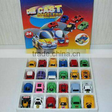 HL1206204 24pcs Pull Back Alloy Diecast Model Car