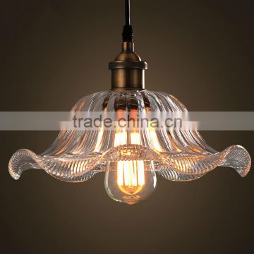 Hot Selling E27 220V AC Vintage Pendant Lights Glass Loft LED Pendant Light