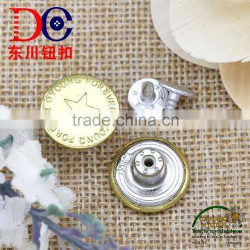 17mm Fashion Metal Custom Jean Blue Button for Jacket photo-6