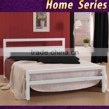 Chicago White Framed Double Bed