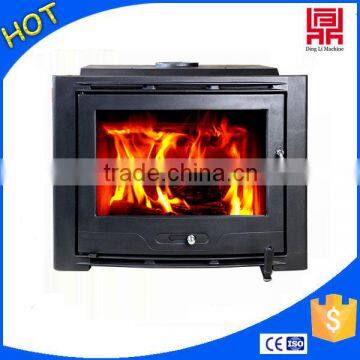 Classic designed wood pellet stoves heating with real fire