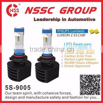 Guangzhou manufacturing company 9006 motorcycle car headlight LED chip build-in WITH 2 YEARS WARRANTY