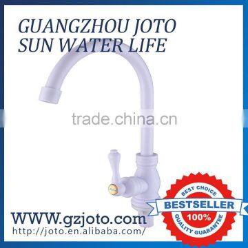 white color ABS plastic kitchen water tap/faucet/joto sink cock