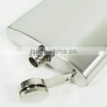 7oz Stainless Steel Liquor Hip Flask With Logo photo-2