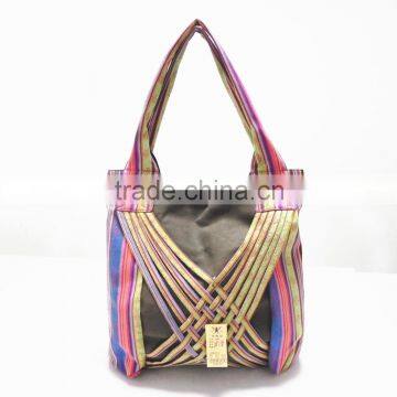 Pure Handmade Weave Design Shoulder Bag Manufacturer