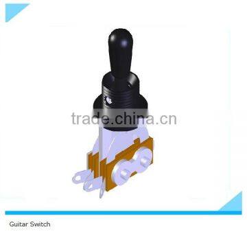 2016 High quality guitar switches with plastic bushing black bushing electric guitar switches