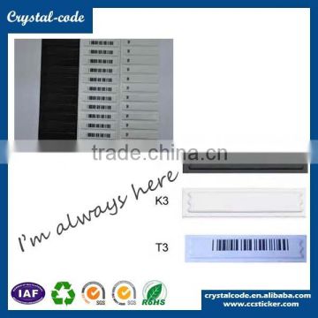 58KHz supermarket barcode anti theft label