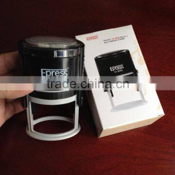 China Suppliers Custom Oval Self Inking Stamp With Black Ink Cartridge photo-6