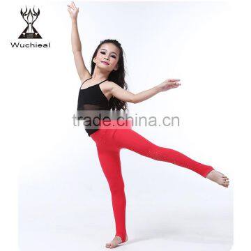 Wuchieal Belly Dance Tight Pants for Children, Dancing Leggings for Kids                        
                                                Quality Choice