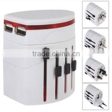 travel adapter Converter,with 2 USB socket,all in one Universal split