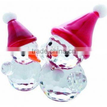 #AP-117,crystal christmas gifts,crystal snowman,crystal figurines