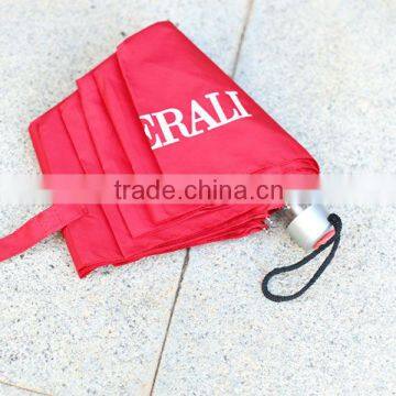 Mini portable free gift umbrella for big red color