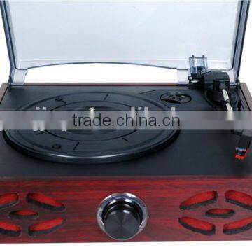 Antique Phonograph 3 Speed LP Turntable Record Player photo-2