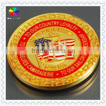 custom your coin,commemorative of American flag,custom gold coin with plating technology