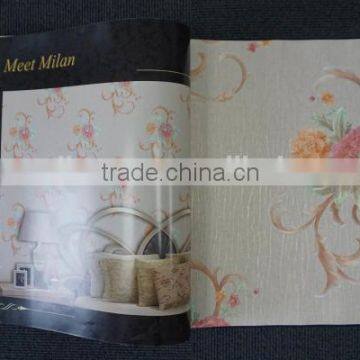 2015 New Italian Design 500g Pvc Deep Embossed 99910 Series Meet Milan