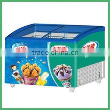 205L/235/325L/405L/415L/515L/575L Commercial Glass Door Freezer Display Cabinet
