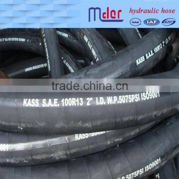 high-tensile steel wire braid cloth covered rubber hose