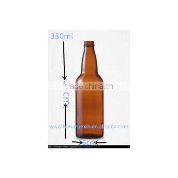 330 ml brown glass beer bottle