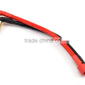 RC Heavy Duty Ultra T Plug RACE Lead (Female Plug to 5mm Bullet Plugs)