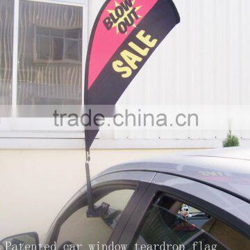 beach flag style Car Window Flag Holders