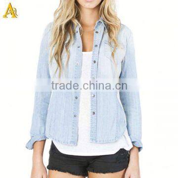 denim shirts wholesale denim blouse